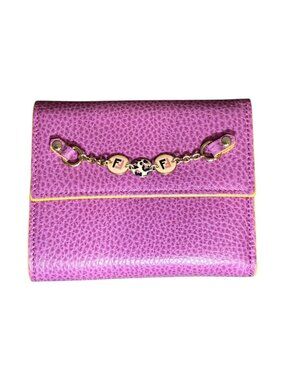 Fendi Trifold Wallet Leather